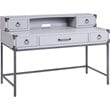 ACME Orchest 3-Drawer WoodenDesk Table in Gray