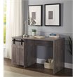 ACME Bellarosa Rectangular 1 Door Wooden Desk in Gray Washed