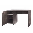 ACME Bellarosa Rectangular 1 Door Wooden Desk in Gray Washed