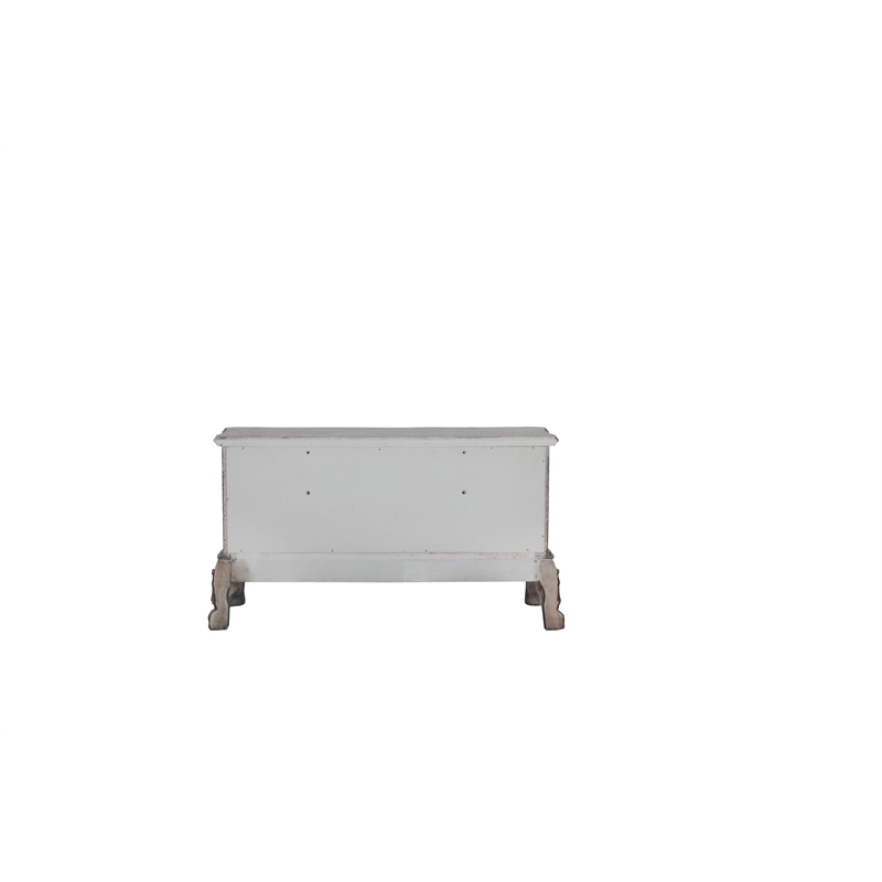 ACME Dresden Vanity Desk in Vintage Bone White
