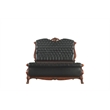 ACME Dresden Queen Bed in PU and Cherry Oak