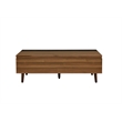 ACME Avala Rectangular Wooden Coffee Table with Lift Top in Walnut and Black