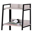 ACME Wendral 3 Wooden Tiers Ladder Bookshelf in Natural and Black