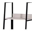 ACME Wendral 5 Wooden Tiers Ladder Bookshelf in Natural and Black