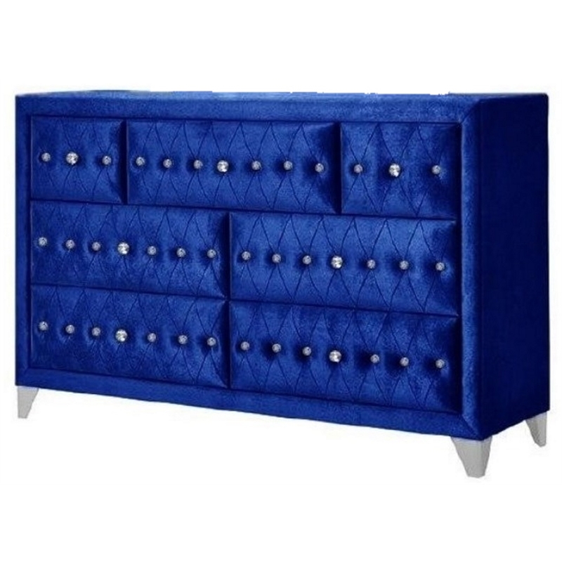 blue velvet dresser Kylie Dresser