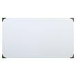 ACME Amenia Wooden Rectangular 2-Drawer Writing Desk with X-Shaped Base in White