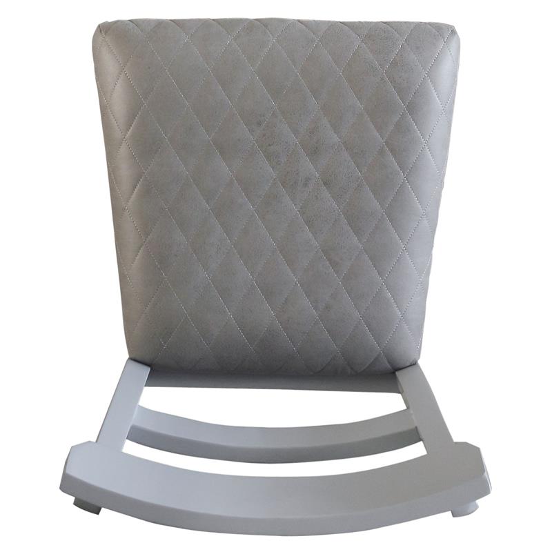 ACME House Marchese Wooden Side Chair in Two Tone Gray and Pearl Gray Set of 2