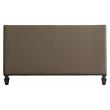ACME House Beatrice Faux Leather Tufted Loveseat in Black and Charcoal