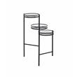 ACME Namid Metal Plant Stand with 3 Open Compartments in Black