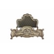 ACME Dresden Wooden Upholstered Eastern King Bed in Vintage Bone White