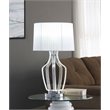 ACME Mathilda Drum Shade Metal Table Lamp in Chrome