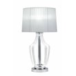 ACME Mathilda Drum Shade Metal Table Lamp in Chrome