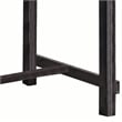 ACME Yelena Counter Height Table in White Marble and Weathered Espresso