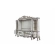 ACME Dresden Wooden Entertainment Center with Bridge in Vintage Bone White
