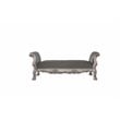 ACME Dresden Bench in Vintage Bone White & PU