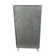ACME Beretta Rectangular 2-Door Wooden Armoire in Gray Stone and Ash Oak
