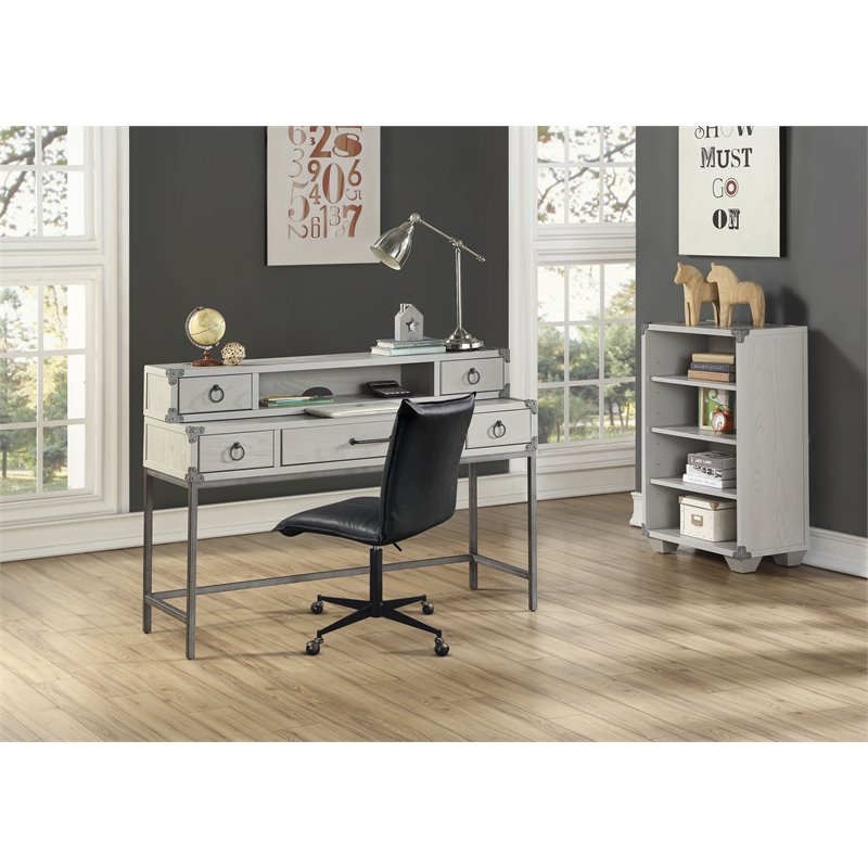 ACME Orchest Desk Hutch in Gray