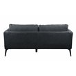 ACME Harun Faux Leather Tufted Upholstered Sofa in Gray
