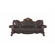 ACME Picardy Sofa with 3 Pillows in Vintage Cherry Oak & PU