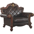 ACME Picardy Chair with 1 Pillow in Vintage Cherry Oak & PU