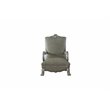 ACME Dresden Accent Chair in Vintage Bone White and PU