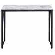 ACME Zaidin Wooden Rectangle Top Writing Desk in Antique White and Black