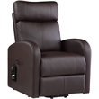 ACME Ricardo Faux Leather Upholstered Recliner with Power Lift in Brown