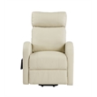 ACME Ricardo Faux Leather Upholstered Recliner with Power Lift in Beige