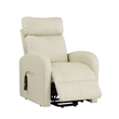 ACME Ricardo Faux Leather Upholstered Recliner with Power Lift in Beige