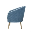 ACME Benny Accent Chair in Velvet and Gold