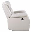 ACME Eilbra Faux Leather Power Recliner with Pillow Top Armrest in Beige