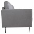 ACME Kyrene Linen Fabric Upholstery Sofa with Loose Back in Light Gray