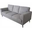 ACME Kyrene Linen Fabric Upholstery Sofa with Loose Back in Light Gray