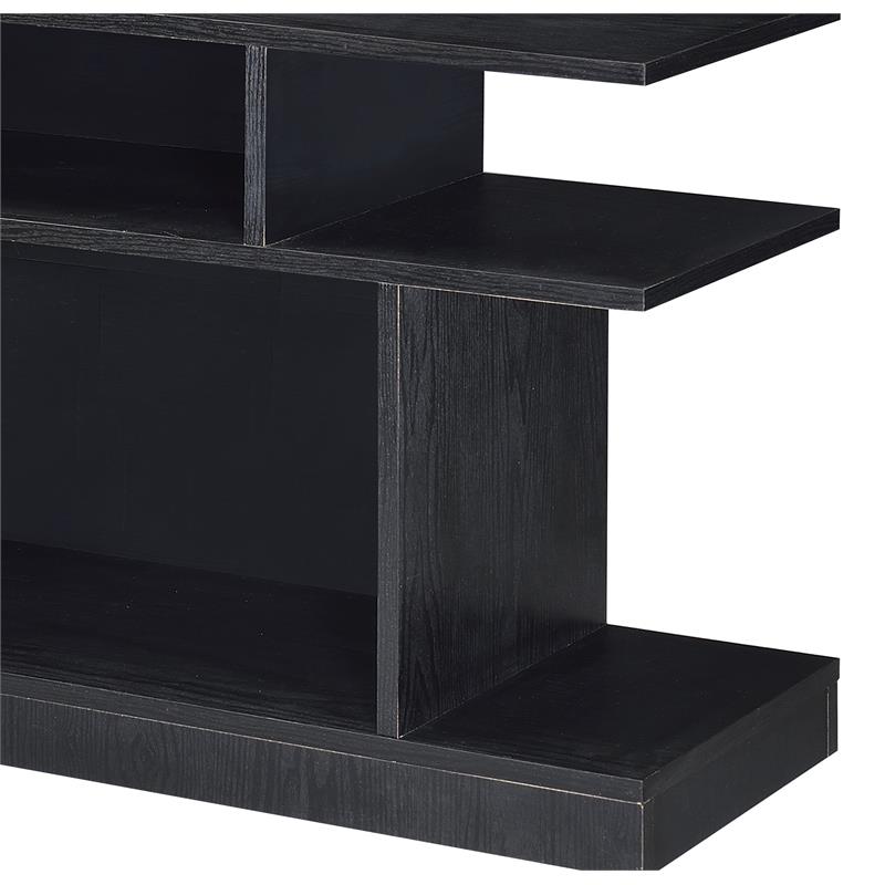 ACME Sollix Wooden Sofa Table with Multiple Storage Compartments in Black