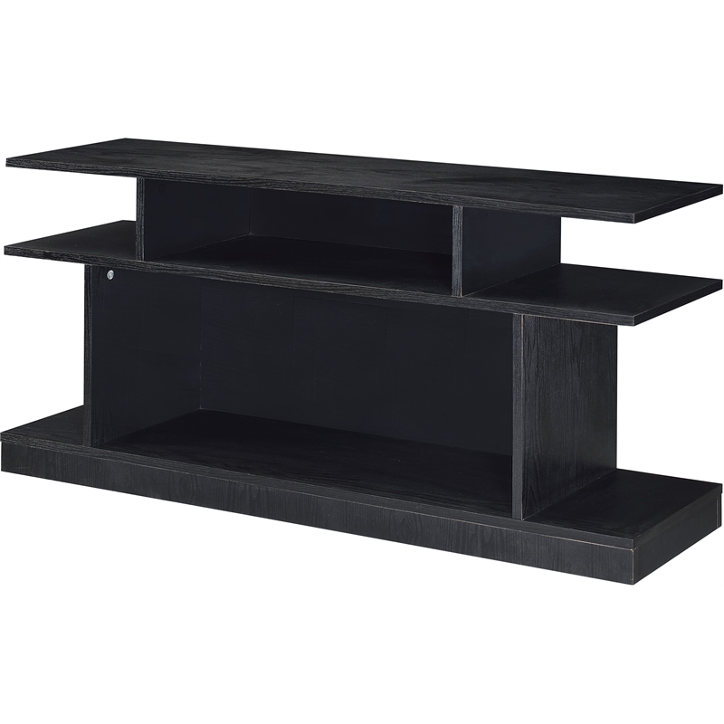 ACME Sollix Wooden Sofa Table with Multiple Storage Compartments in Black