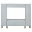 ACME House Marchese Wooden Storage Entertainment Center in Pearl Gray
