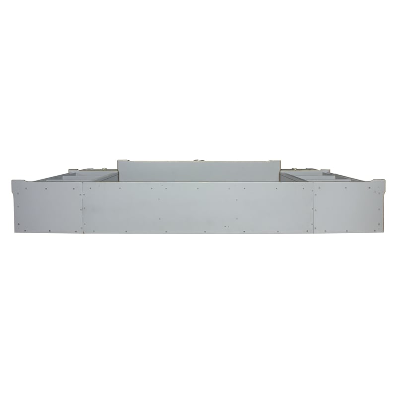 ACME House Marchese Wooden Storage Entertainment Center in Pearl Gray