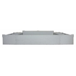 ACME House Marchese Wooden Storage Entertainment Center in Pearl Gray