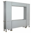 ACME House Marchese Wooden Storage Entertainment Center in Pearl Gray