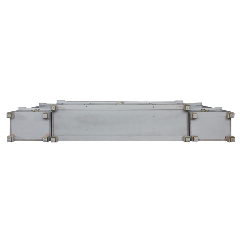 ACME House Marchese Wooden Storage Entertainment Center in Pearl Gray