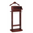 ACME Etla Built in USB Port Wooden Valet Stand in Espresso
