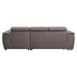 ACME Haruko Sleeper Sectional Sofa with Storage in Light Brown Fabric