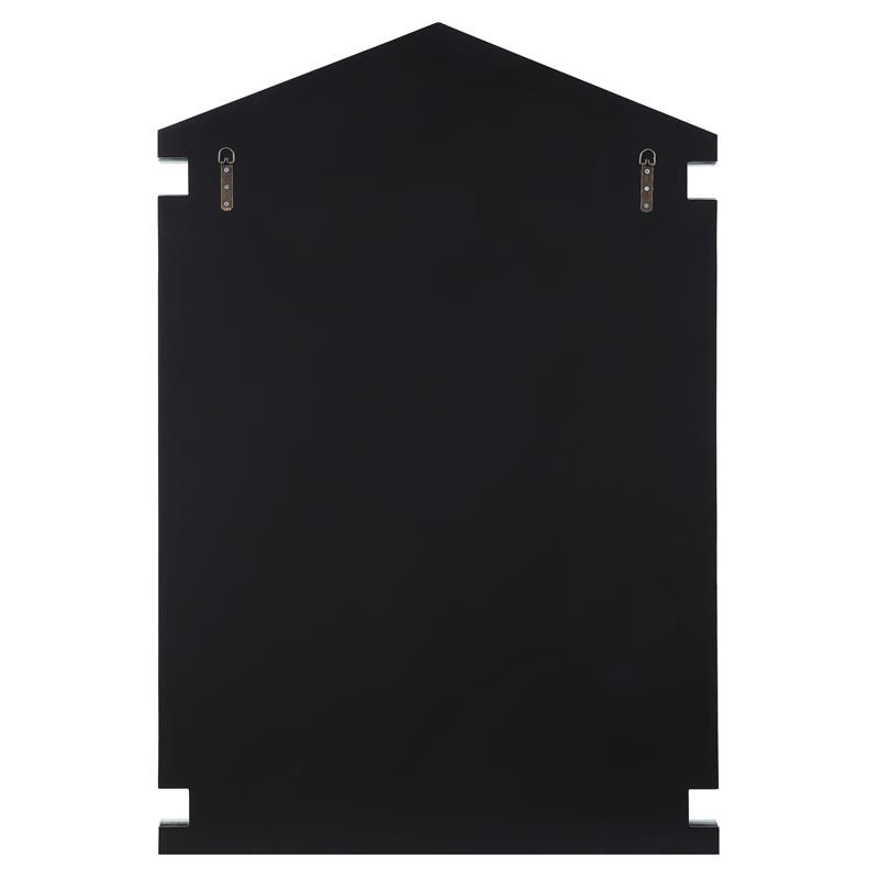 ACME Lotus Glass Wall Decor in Mirrored and Faux Ice Cube Crystals