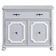 ACME Enyin Wooden Rectangular 1-Drawer Storage Cabinet with Double Door in Gray