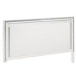 ACME Haiden Wooden Eastern King Bed with LED Lighting in White