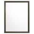 ACME Ilana Horizontal Rectangular Dresser Mirror with Wooden Frame in Gray