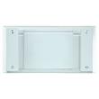 ACME Nevaeh Wooden Rectangular Coffee Table in Clear and White High Gloss
