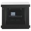 ACME Noralie Wooden Electric Fireplace with LED in Mirrored and Faux Diamonds