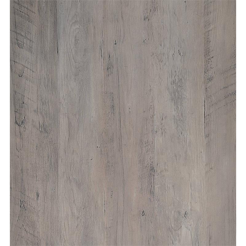 ACME Zakwani Wooden Writing Desk with Storage in Gray Oak and Black