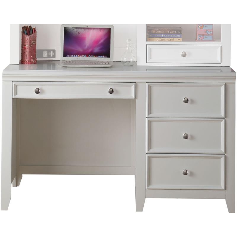 ACME Lacey Computer Desk in White
